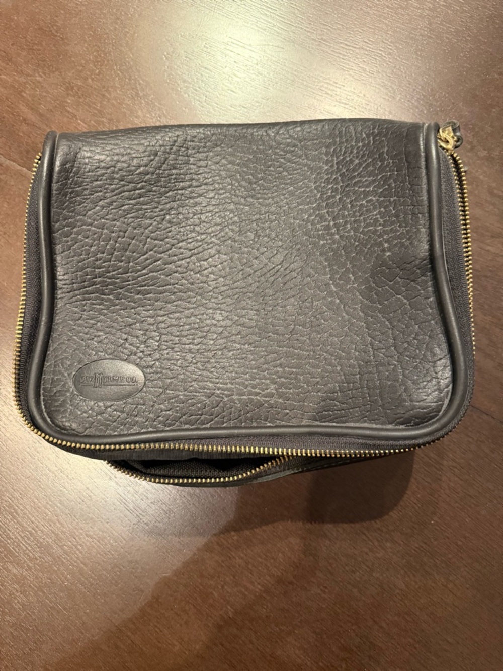 J.W. Hulme Co vintage leather toiletry bag - never used